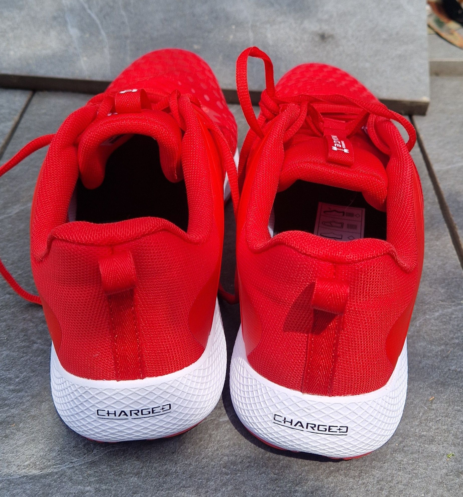 Męskie buty sportowe Under Armor Charged Engage 2 47 46 czerwony