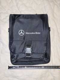 Torba listonoszka z logo Mercedes