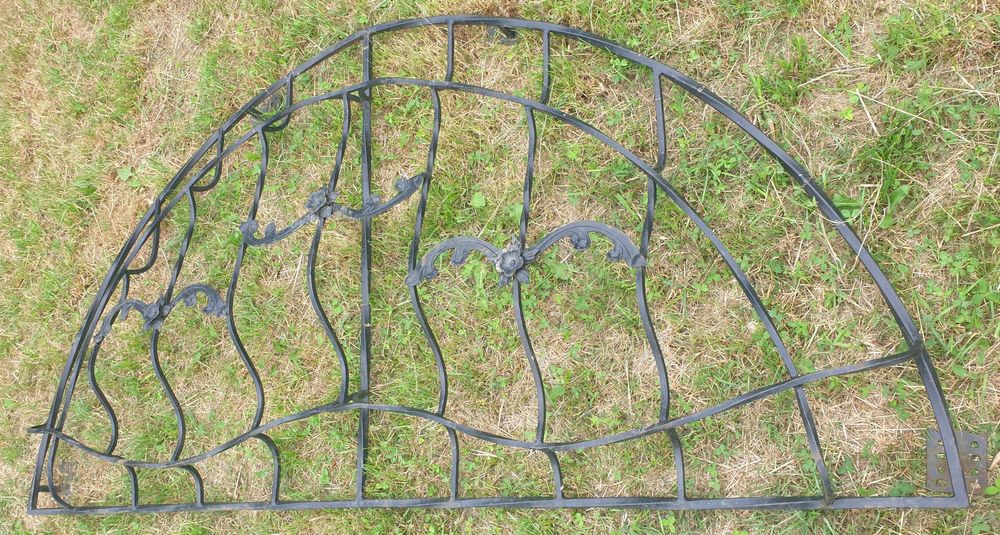 Krata ozdobna stalowa metalowa kuta okienna 201x100