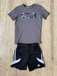 костюм Adidas  шорти+футболка оригінал, на зріст 134-140 см