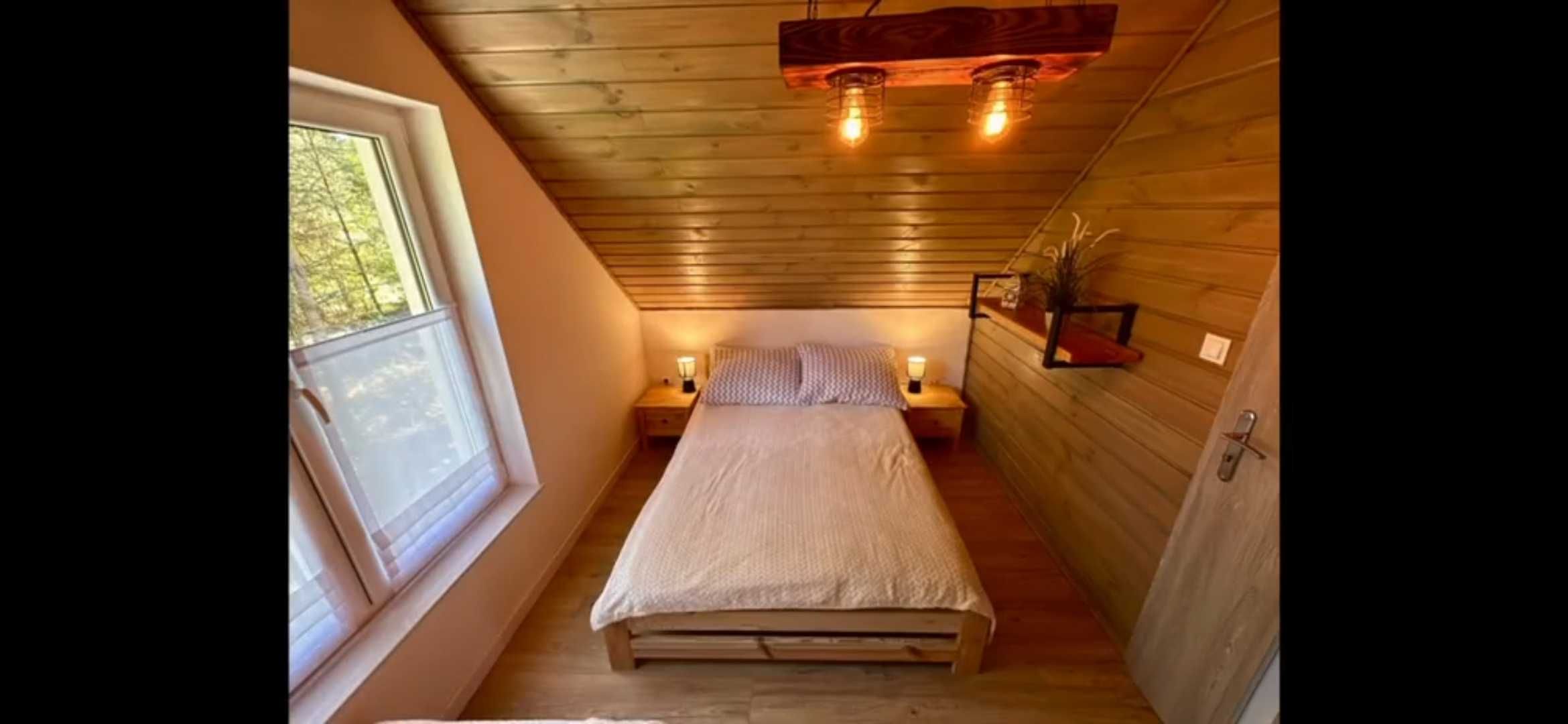 Nowy domek 9 osobowy balia sauna Okuninka Boże Ciało