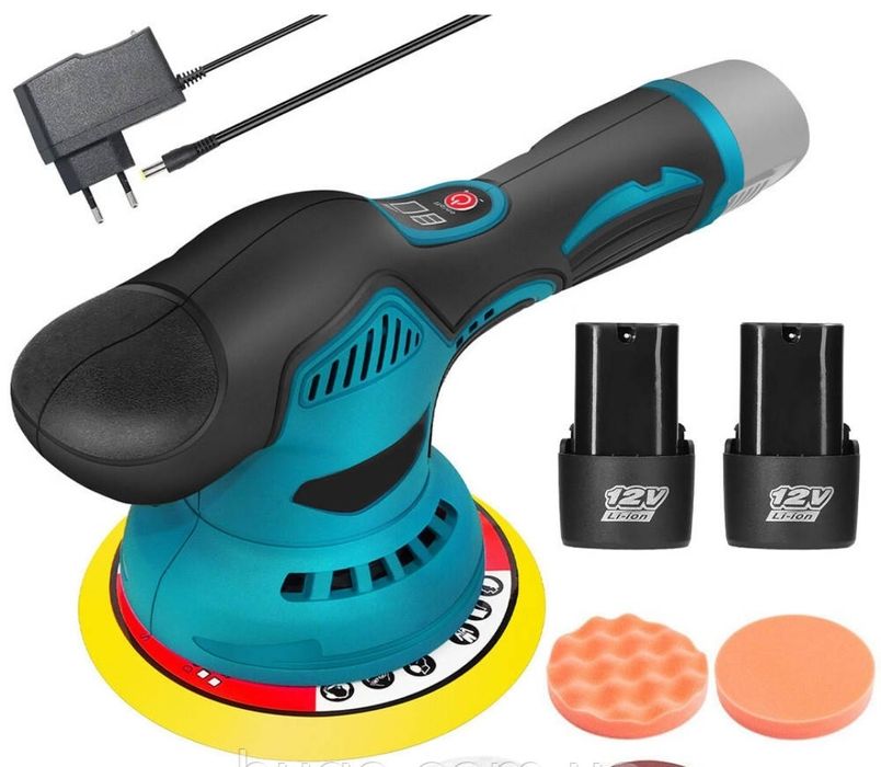 Полірувальна машинка + 2 акумулятори.