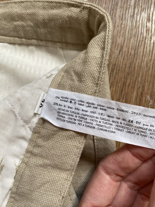 Льняні штани ZARA