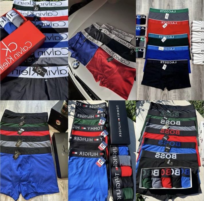 Набори чоловічих трусів топових брендів