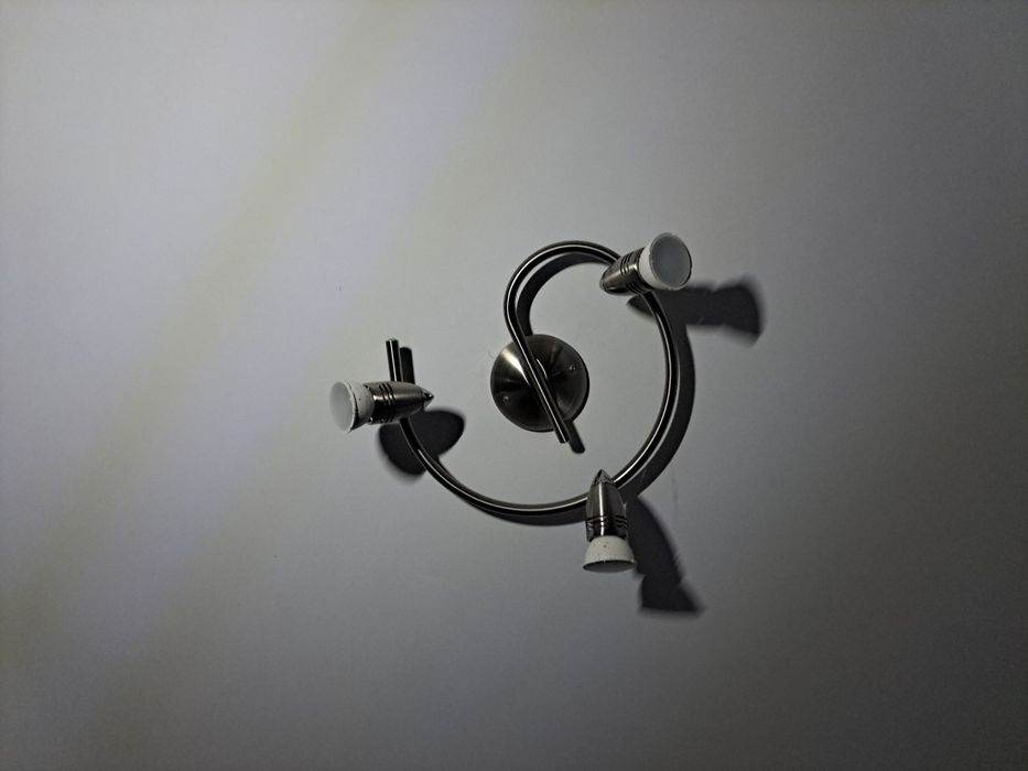 Candeeiro de tecto em inox