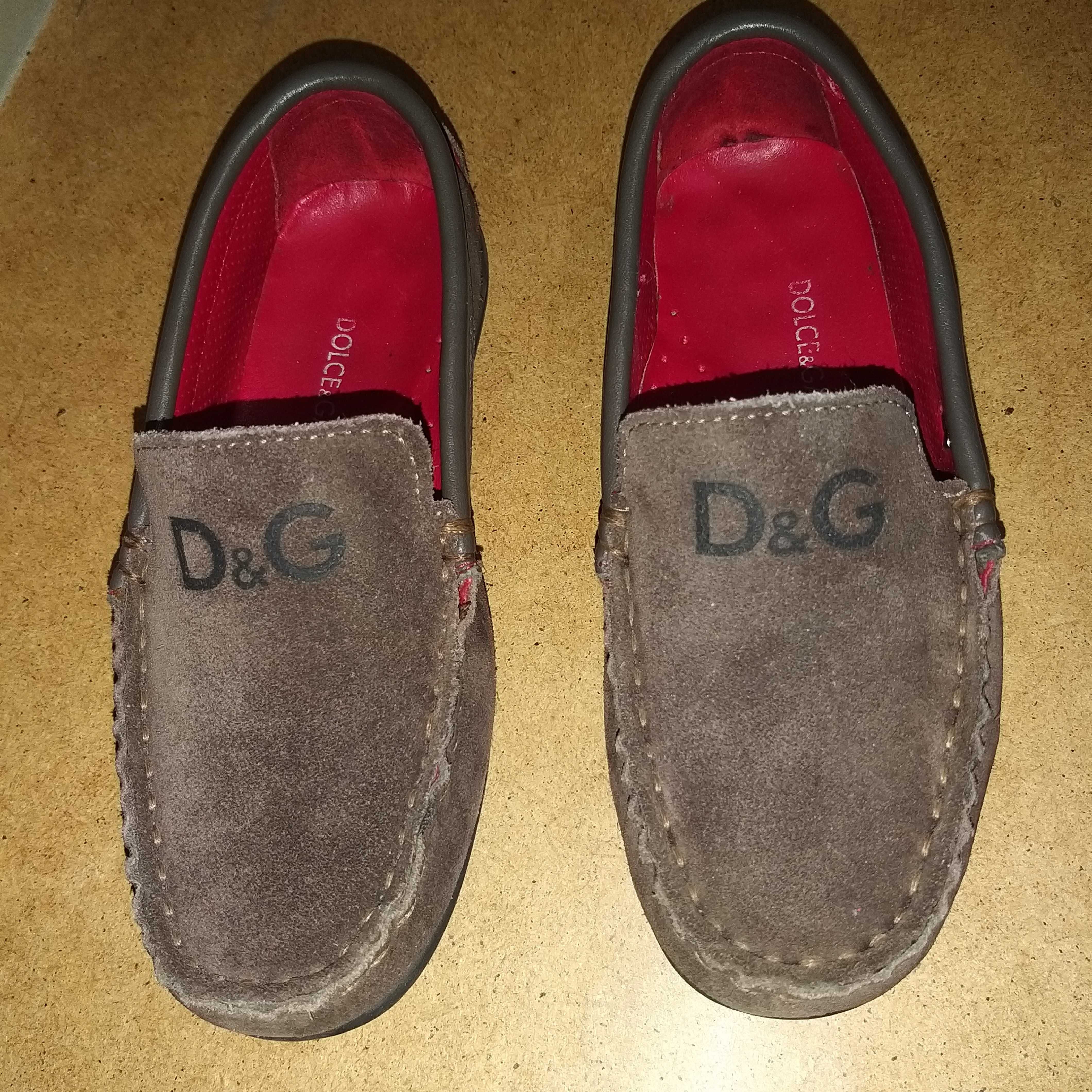 Туфли замшевые D&G
