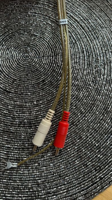 Kabel gramofonowy SAEC – SAEC phono cable - Kabel ramienia gramofonu