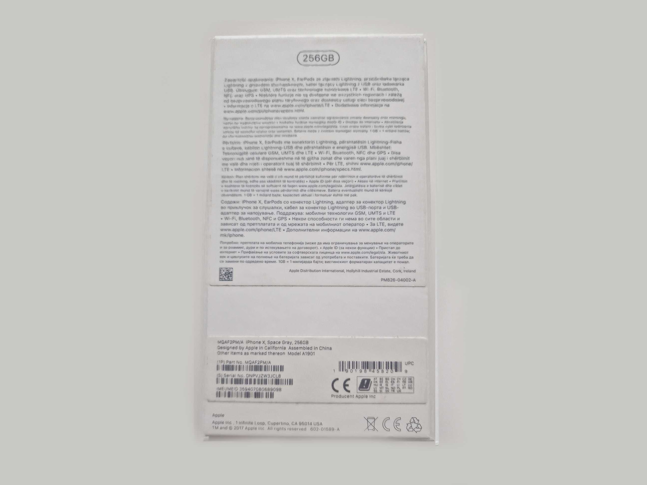 iPhone  X 256 GB