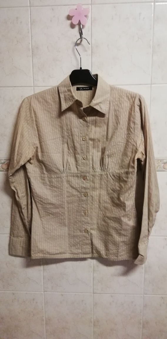 Camisa , creme, S, LANIDOR