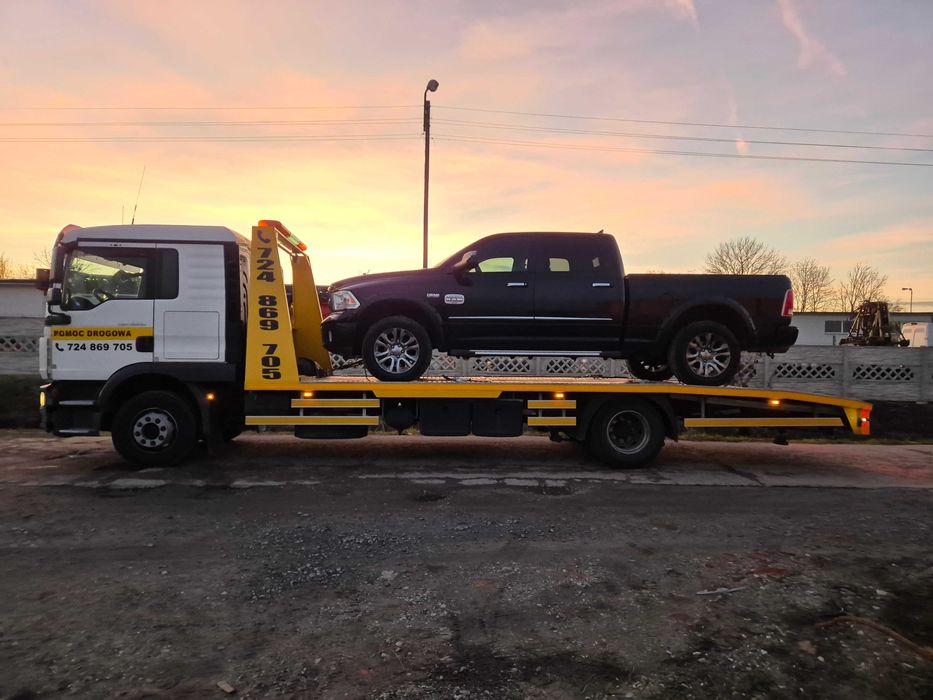 Pomoc Drogowa Laweta Transport dostawcze A4 S8 Wrocław Pietrzykowice