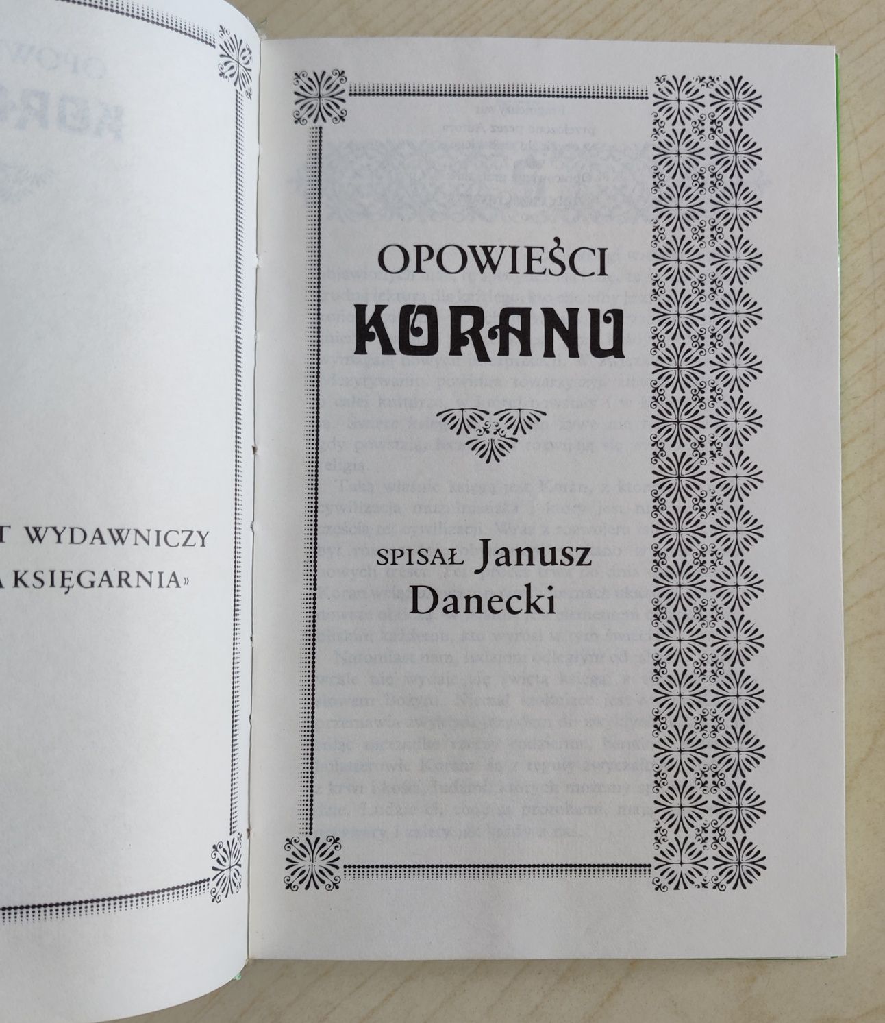 Opowieści Koranu - Janusz Danecki