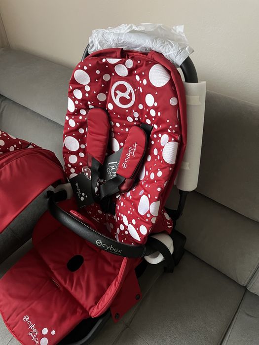 Selaż siedziska cybex priam 4.0 black matt z tapicerka petticoat