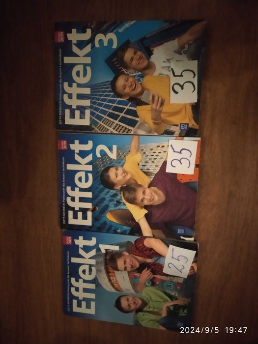 Podręczniki do języka niemieckiego Effekt 1, 2, 3