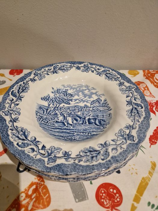 Talerz ceramiczne Myotts Country Life Staffordshire, England, 1992,