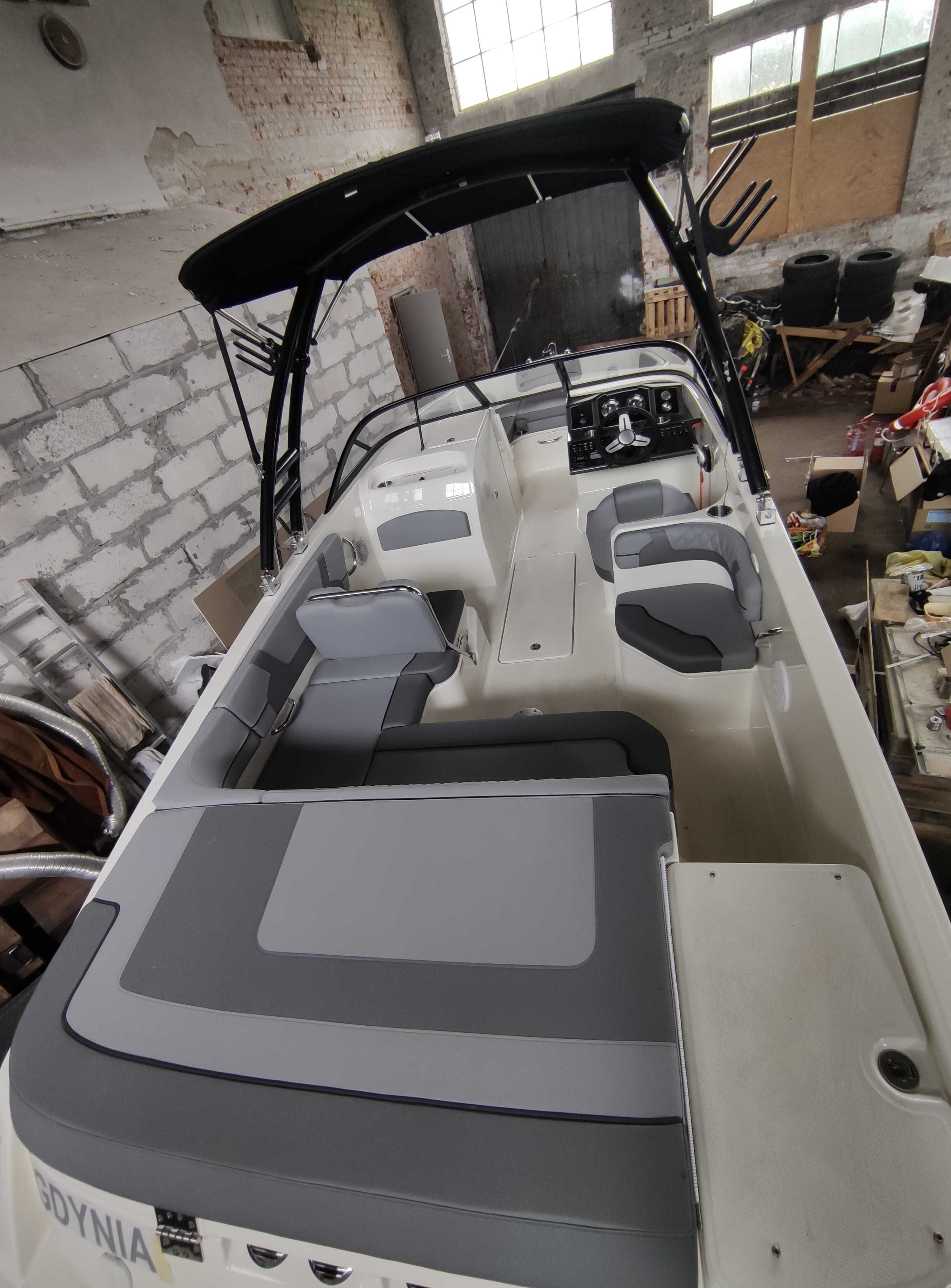 BEZ PCC Łódź motorowa motorówka Bayliner VR6e 250KM 34mth przyczepka