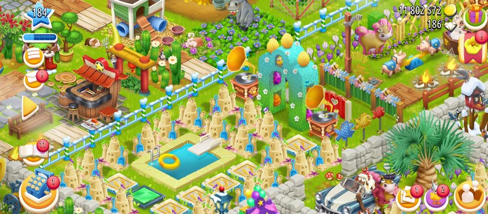 Продам аккуант Хай дей 183 уровень