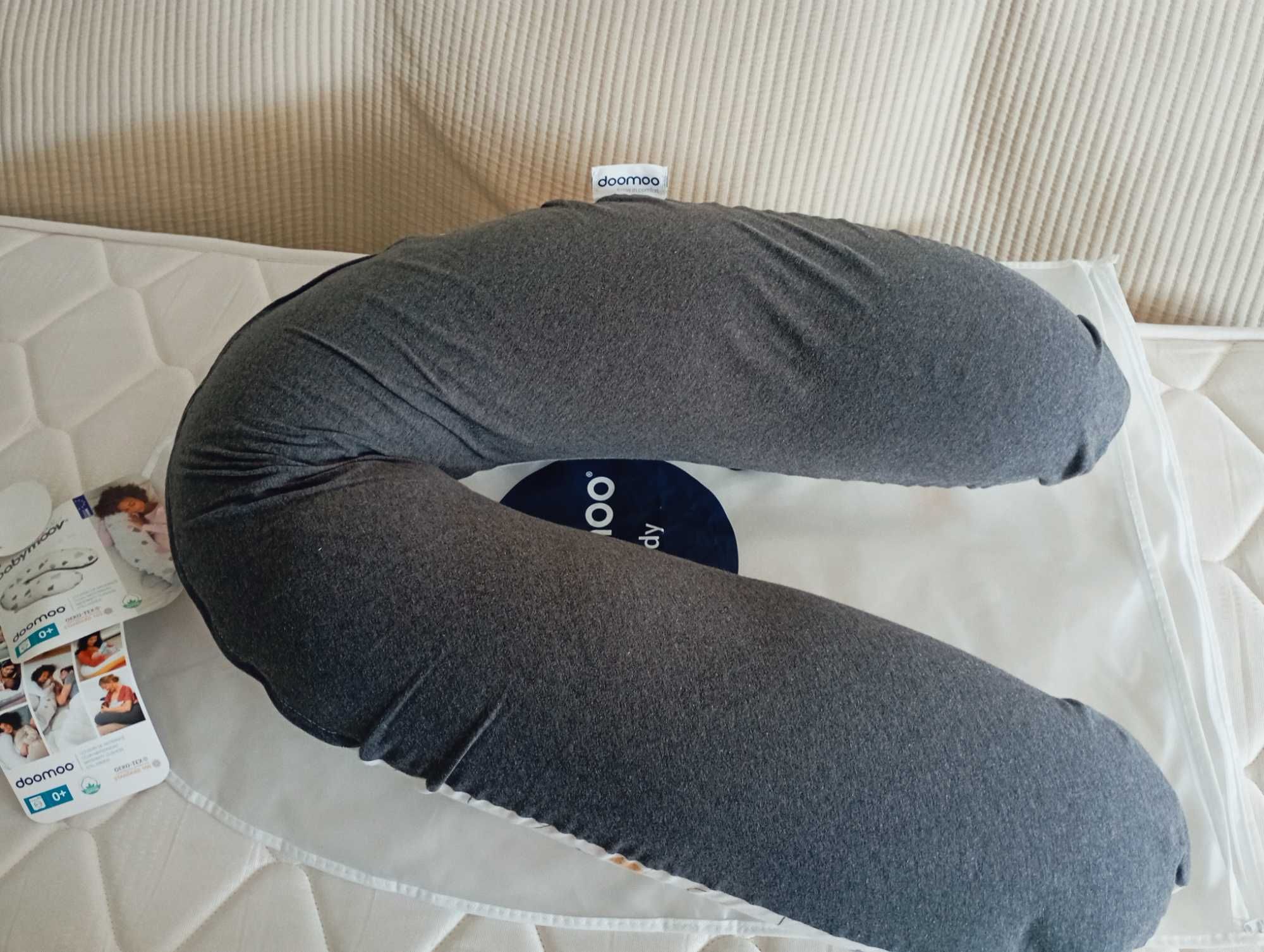 Almofada Amamentação - Doomoo Buddy Ursos Grey