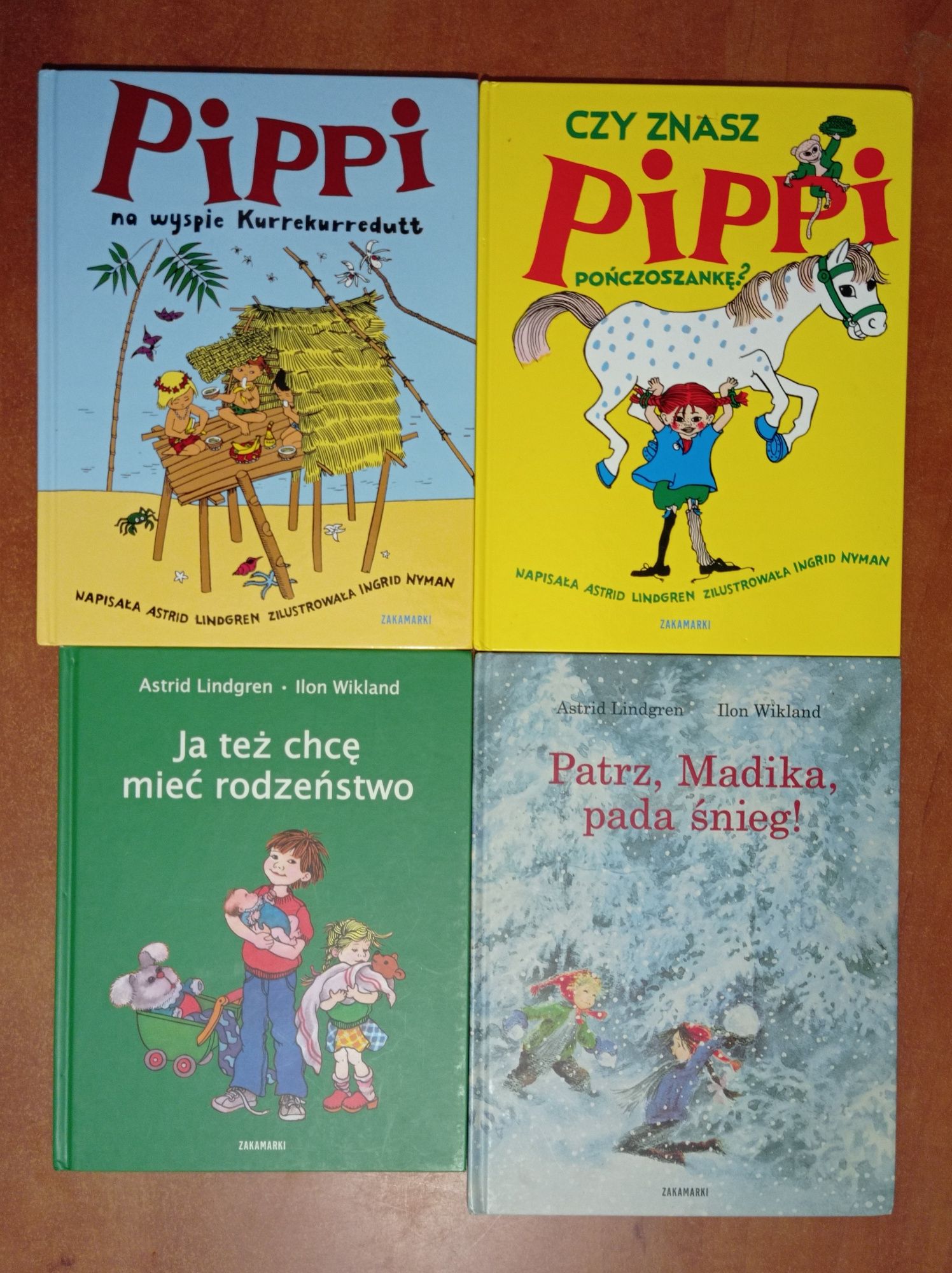 4 książki Astrid Lindgren Ja też chcę mieć rodzeństwo Pippi