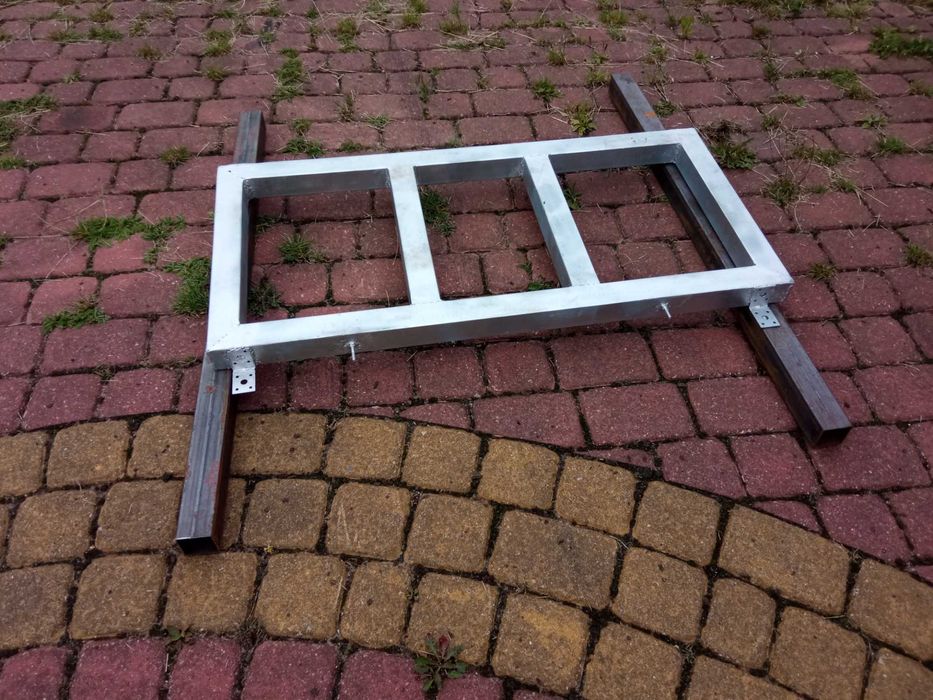 Zbiornik 200l z paletą  metalowa