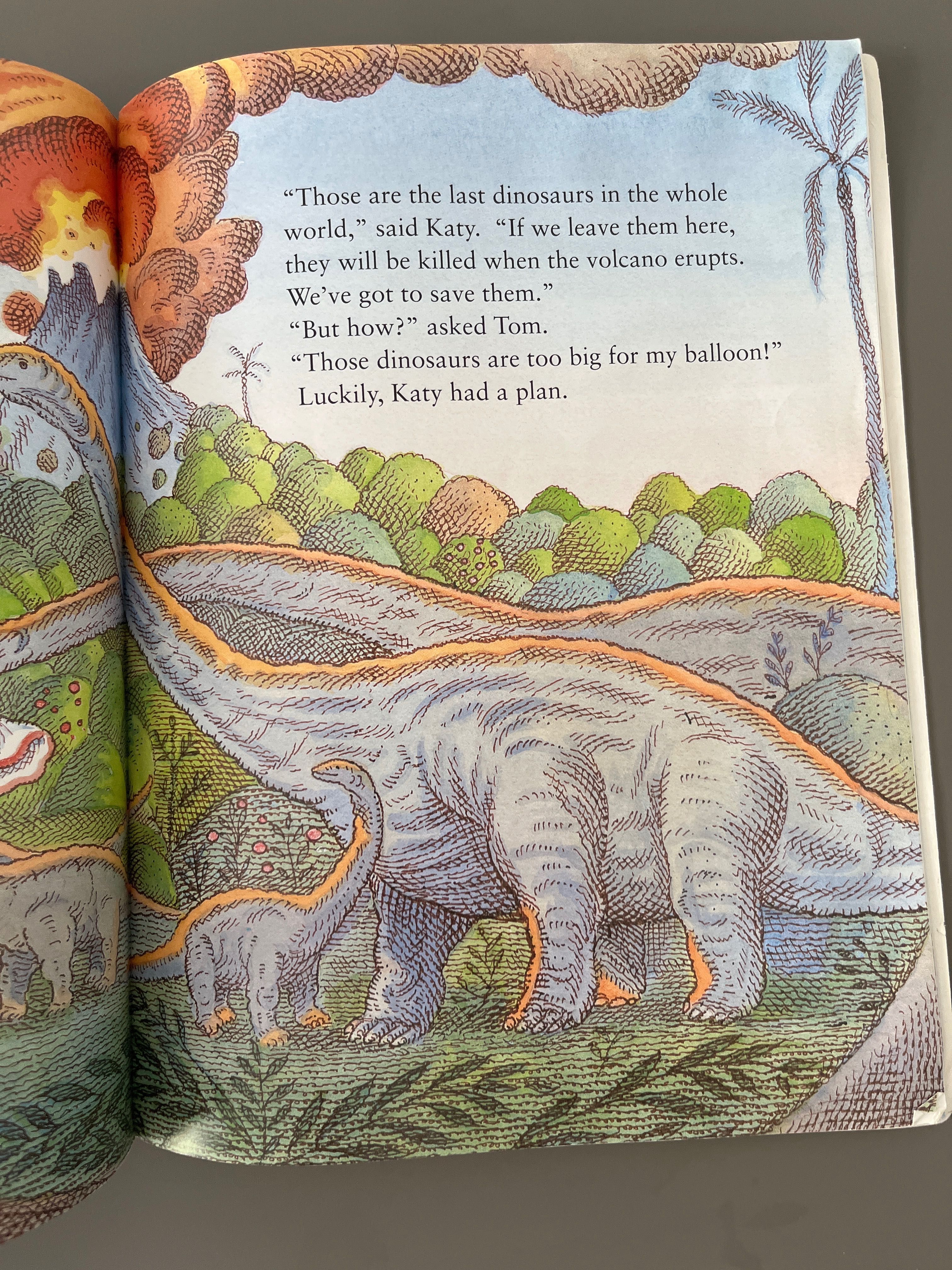 Tom and the Island of Dinosaurs by Ian Beck, book for kids in English