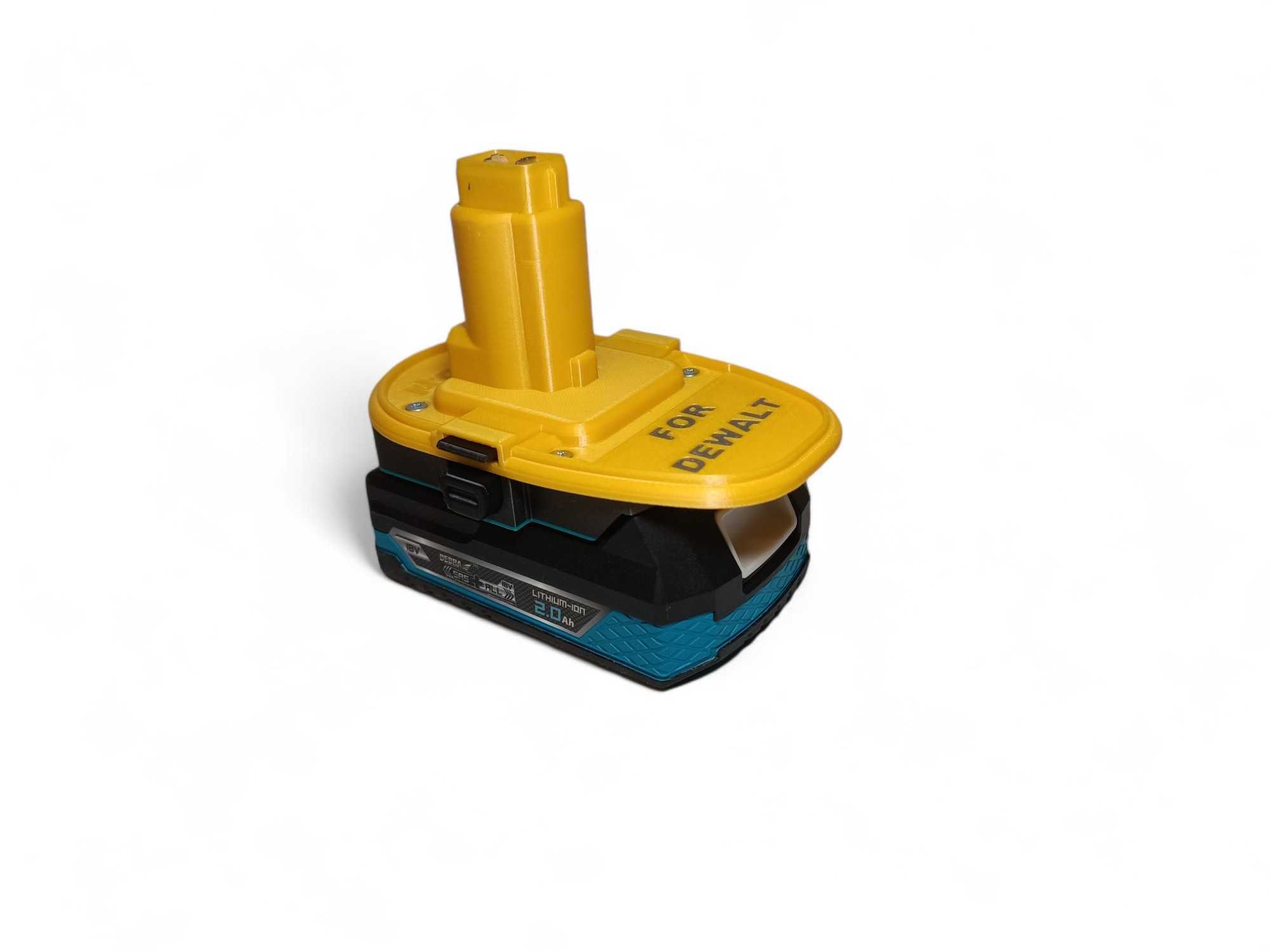 Adapter Dewalt XRP 18V starego typu na baterie Dedra przejściówka