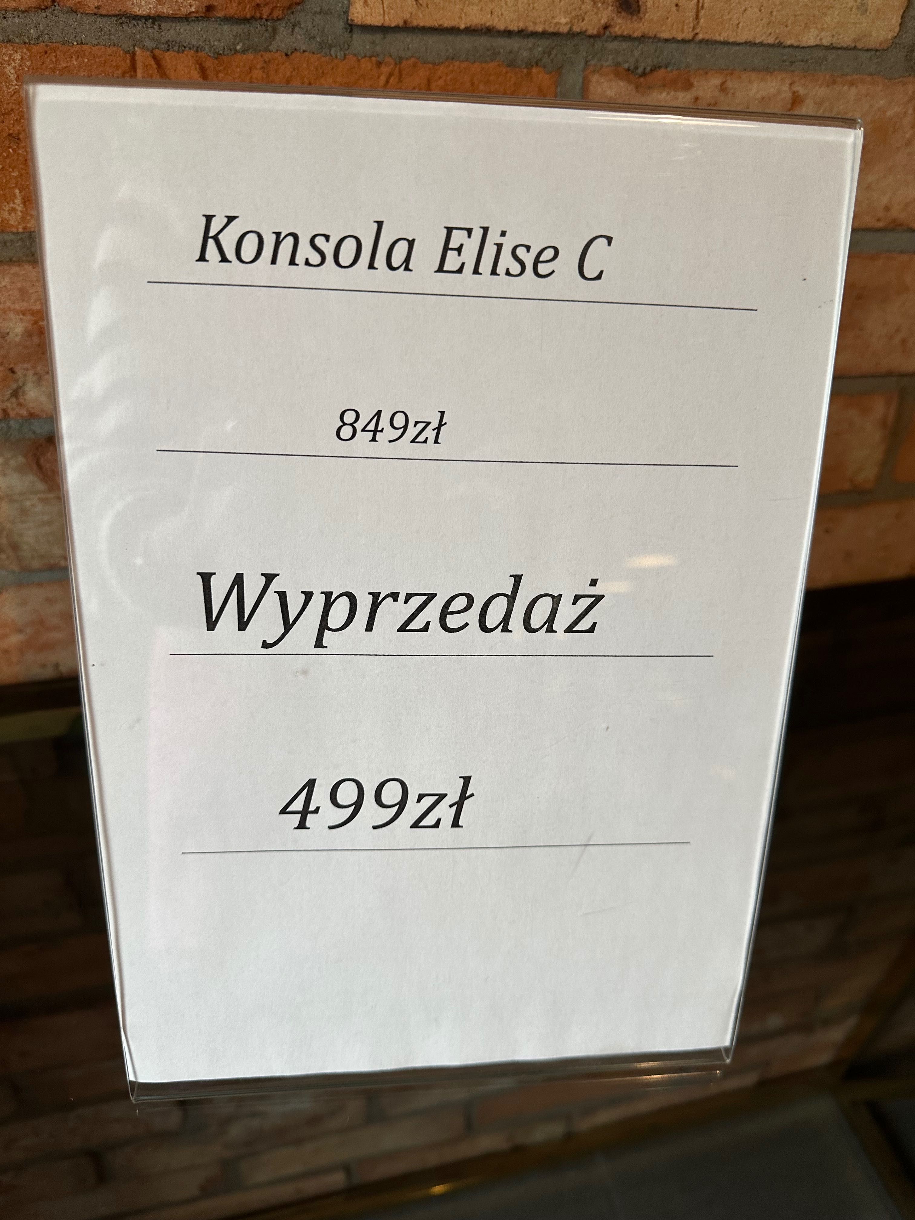 Konsola Elise C - Signal