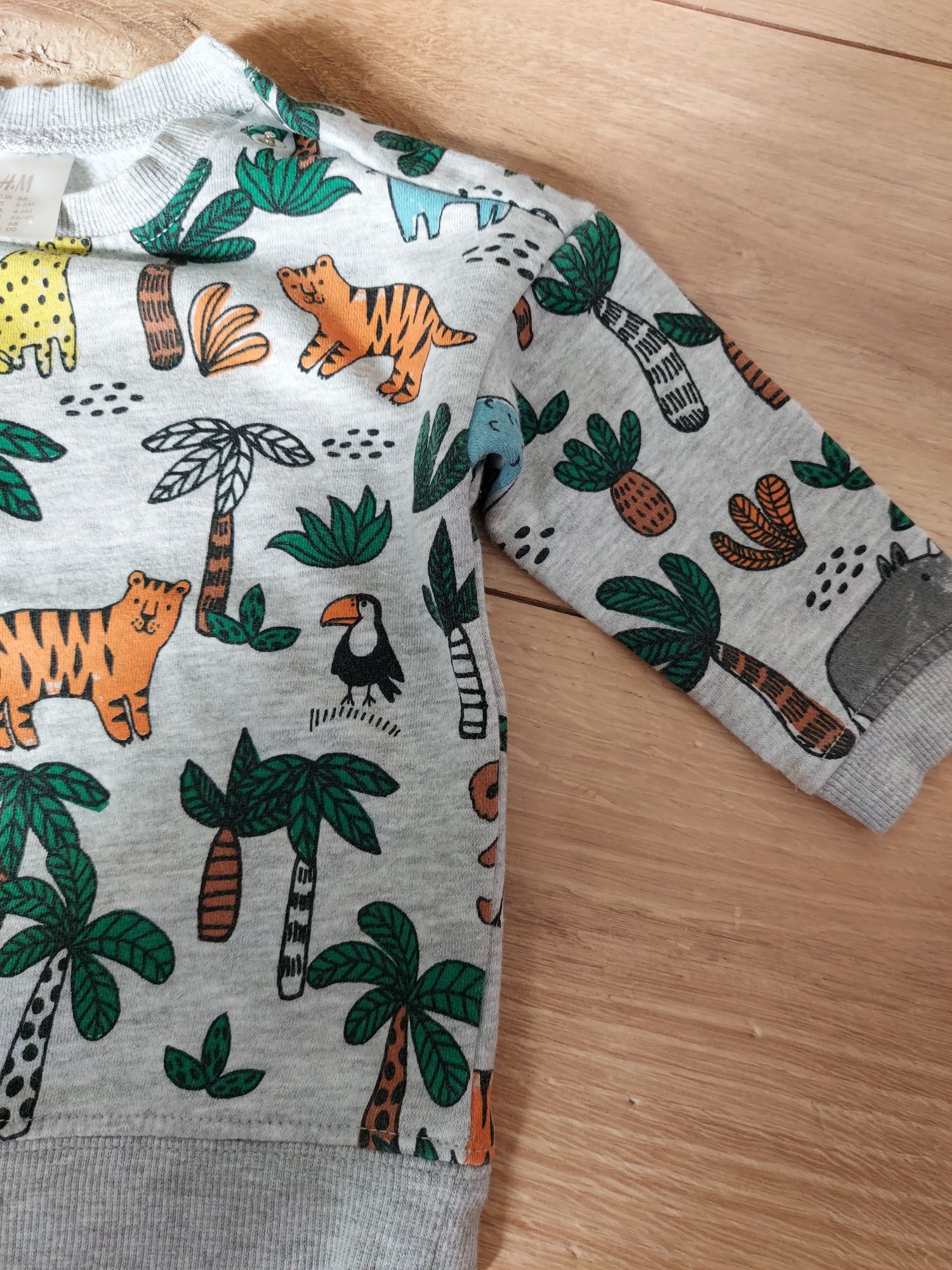 Sweterek długi rękaw H&M rozmiar 68