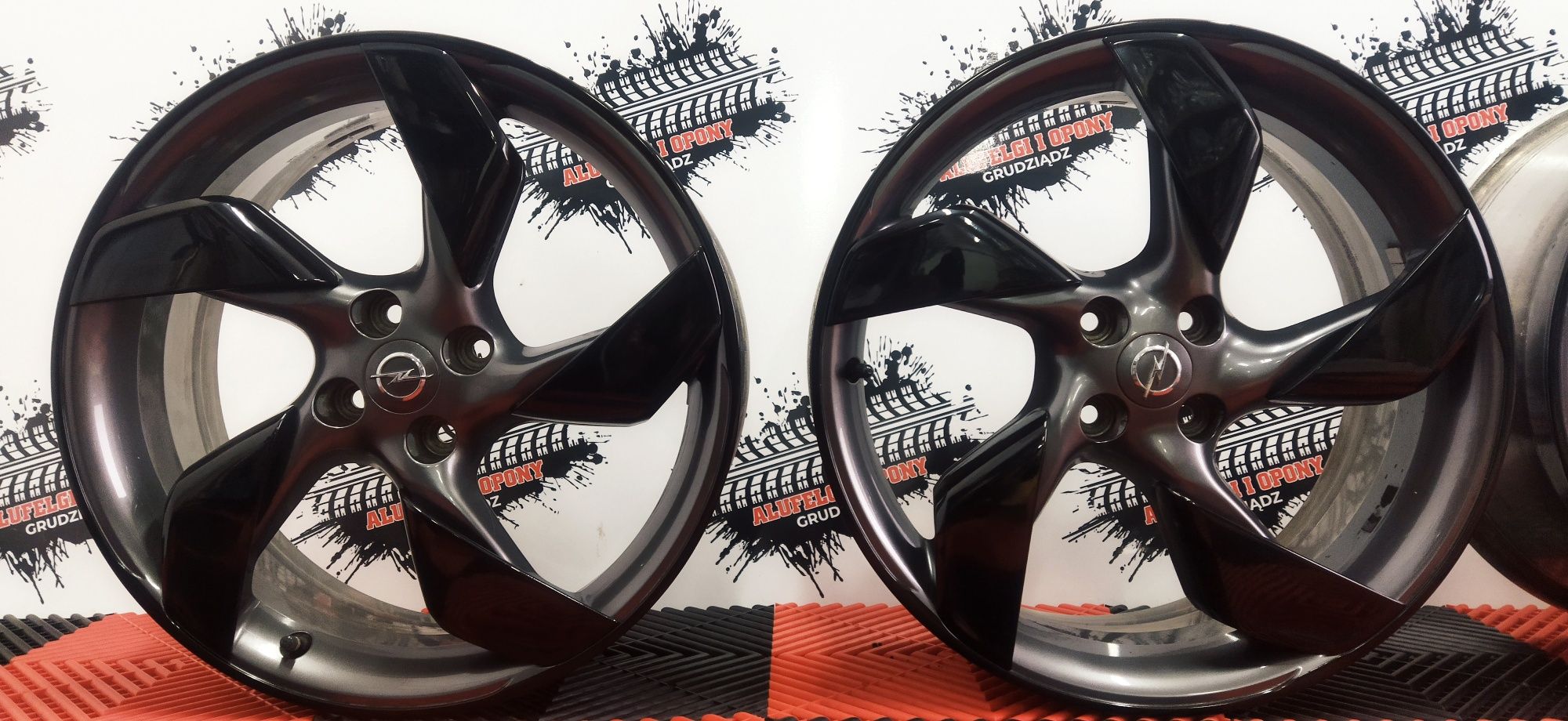 Alufelgi Opel OEM 18" 4x100 7.5jx18H2 ET47 Corsa Adam OPC Czujniki