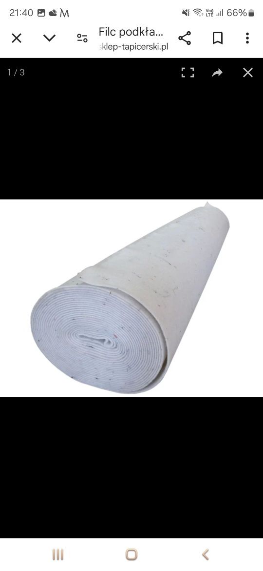 Filc Techniczny Tapicerski - 500g/m2 , rolki PREMIUM