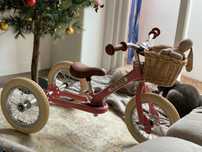 Bicicleta equilíbrio Trybike + Kit de roda traseira dupla