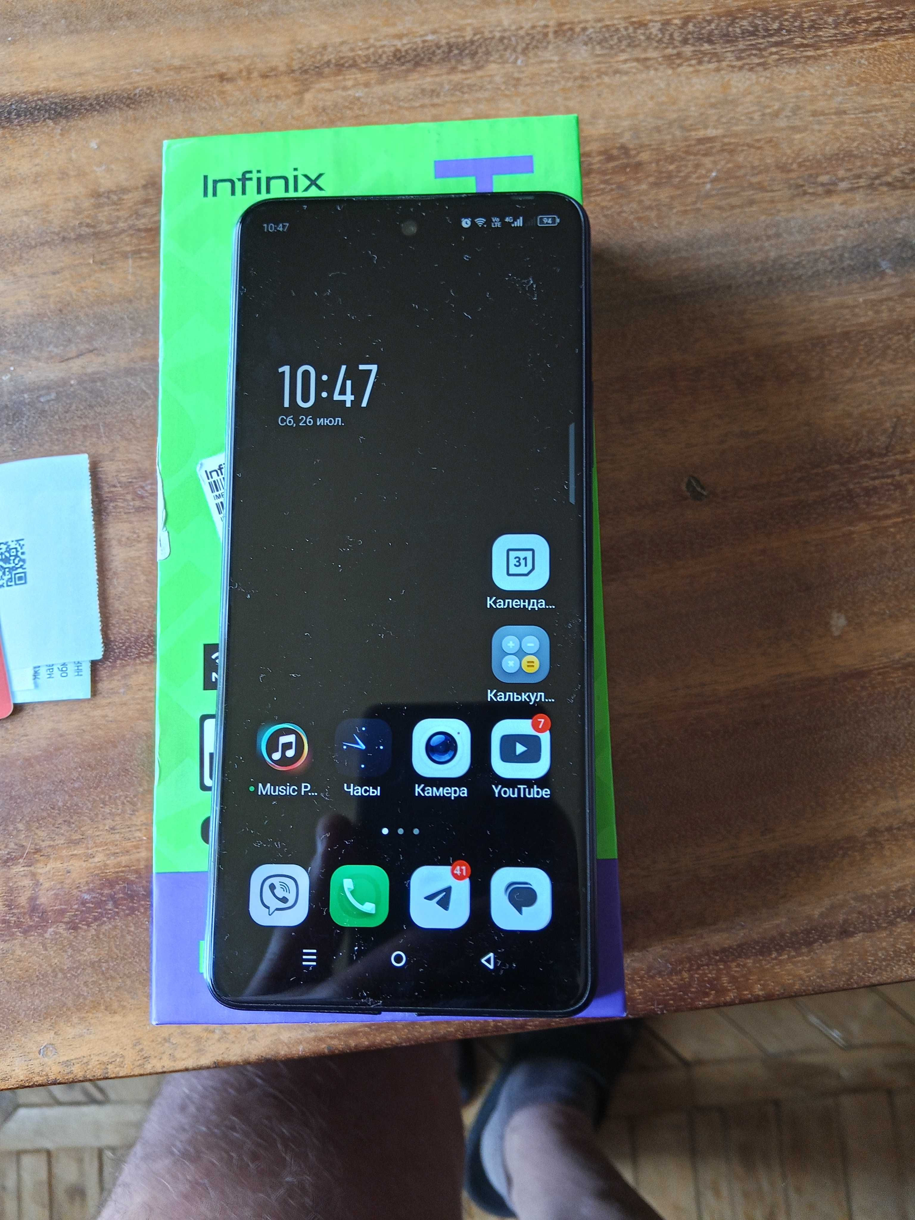 Infinix Hot 40 X6836 Starlit Black 8/256 Gb NFC.