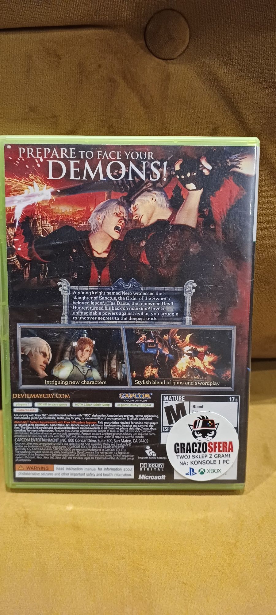 Devil May Cry 4 na xbox 360