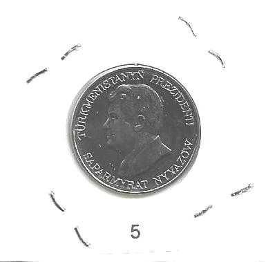 Turquemenistão - - - - - Moedas