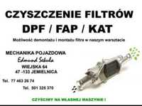 Czyszczenie filtrów DPF FAP KAT