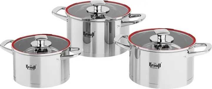 Набор тяжелых кастрюль 6 пр ( Германия) Krauff Smart Сhef 26-238-071