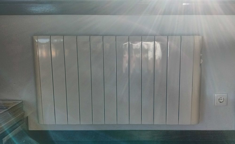 2 aquecedores elétricos parede Haverland  12 e 8 corpos  melhor oferta