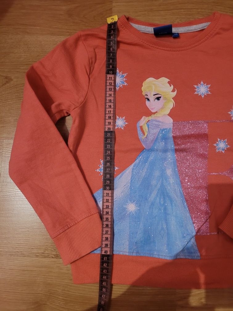 Disney - bluza dla dziewczynki rozmiar 128. Jak NOWA.