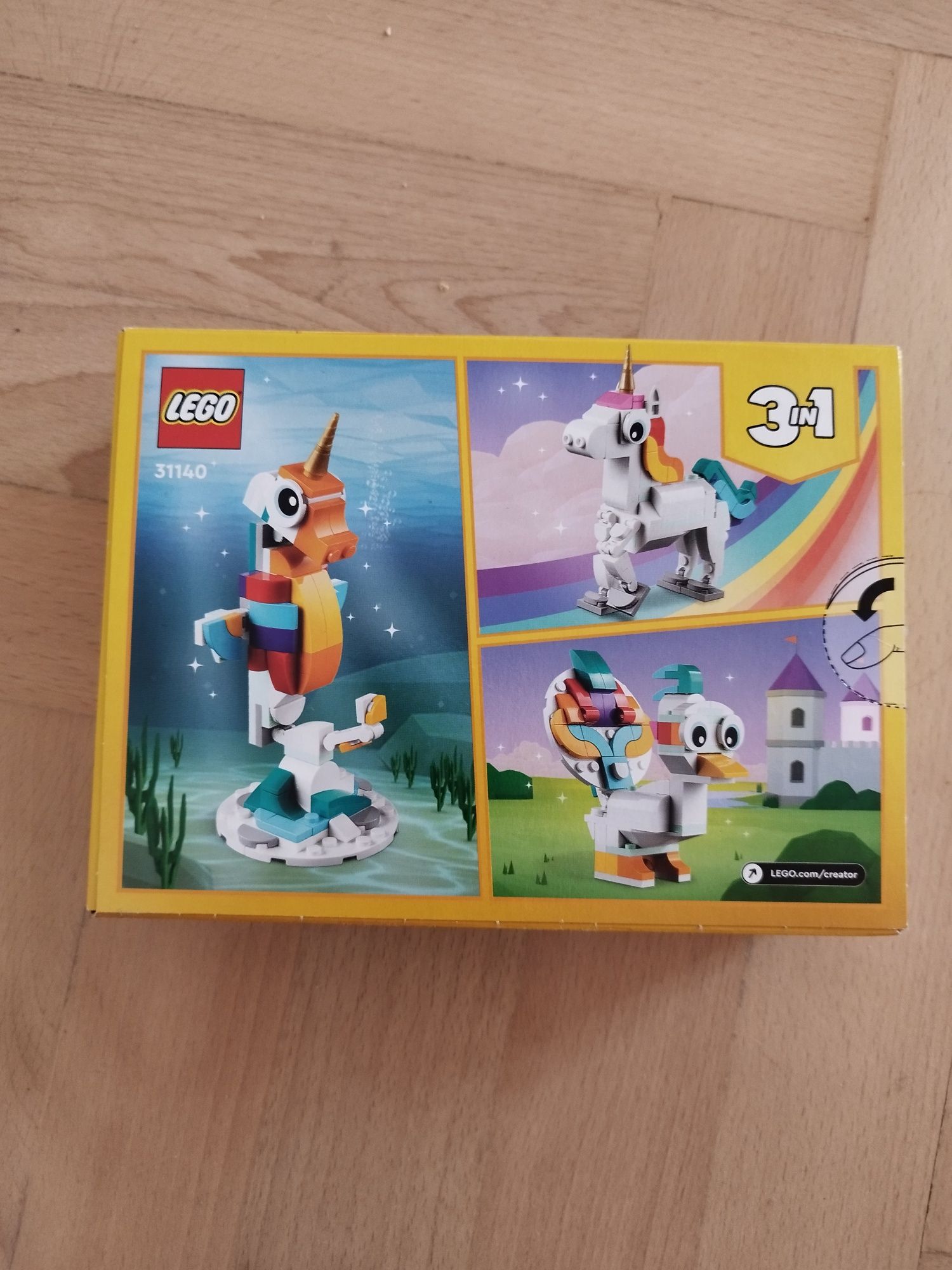 Nowe klocki LEGO Creator unicorn konik morski LEGO friends dla dziewcz