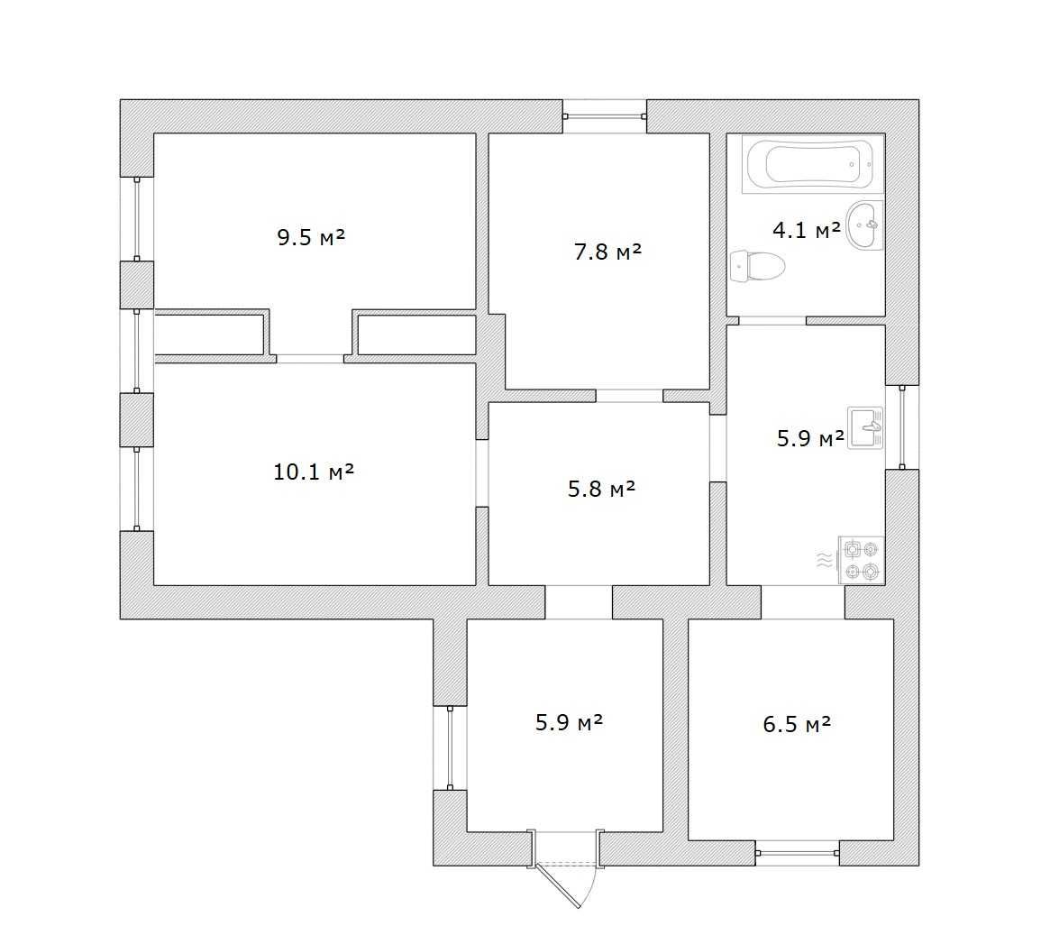 3 кім будинок район КАЛИНОВА (716373)