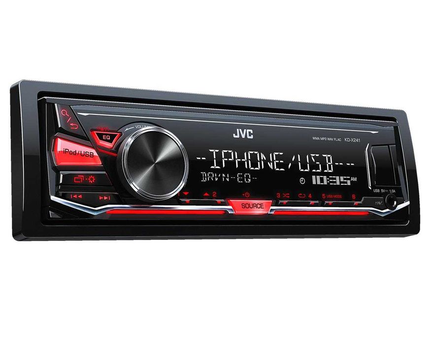 Radio Samochodowe Jvc KD-X241 AUX, USB, MP3,WMA, WAV, FLAC