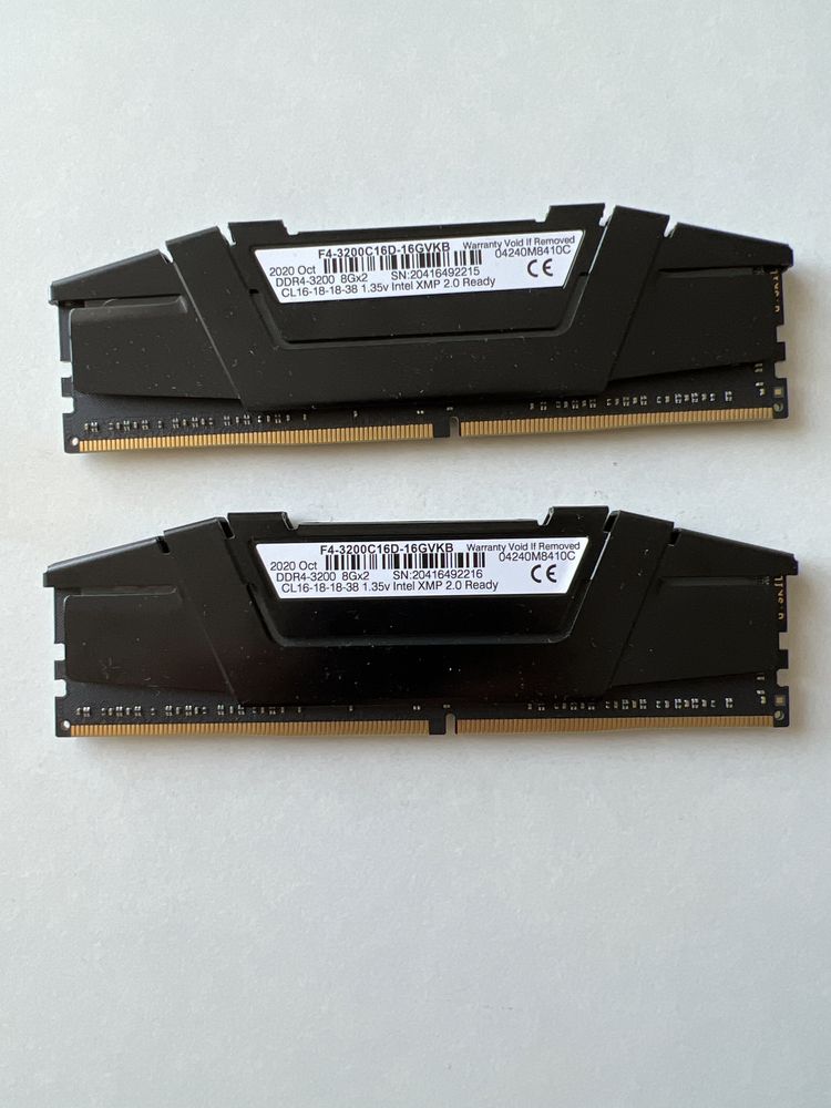 Оперативна пам’ять G.skill ripjaws v 2*8gb (16gb) ddr4 3200 cl16