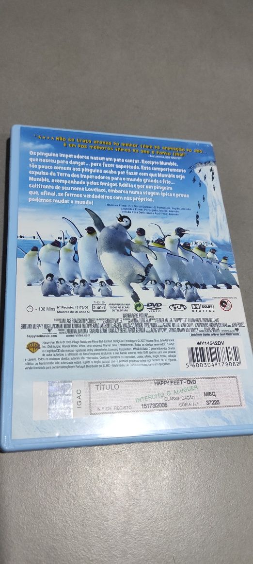 DVD Happy Feet filme