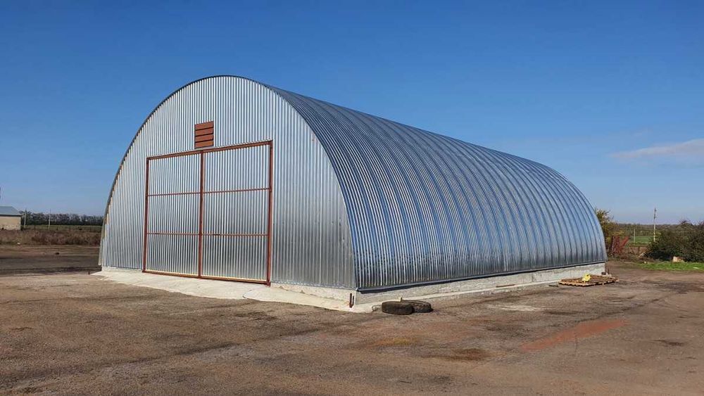 Каркасні арочні Ангари від 2100 грн. Виготовлення та монтаж по Україні