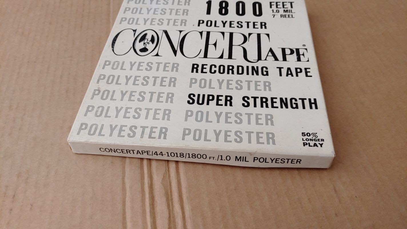 Poylester concert tape recording tasma kaseta szpulowa