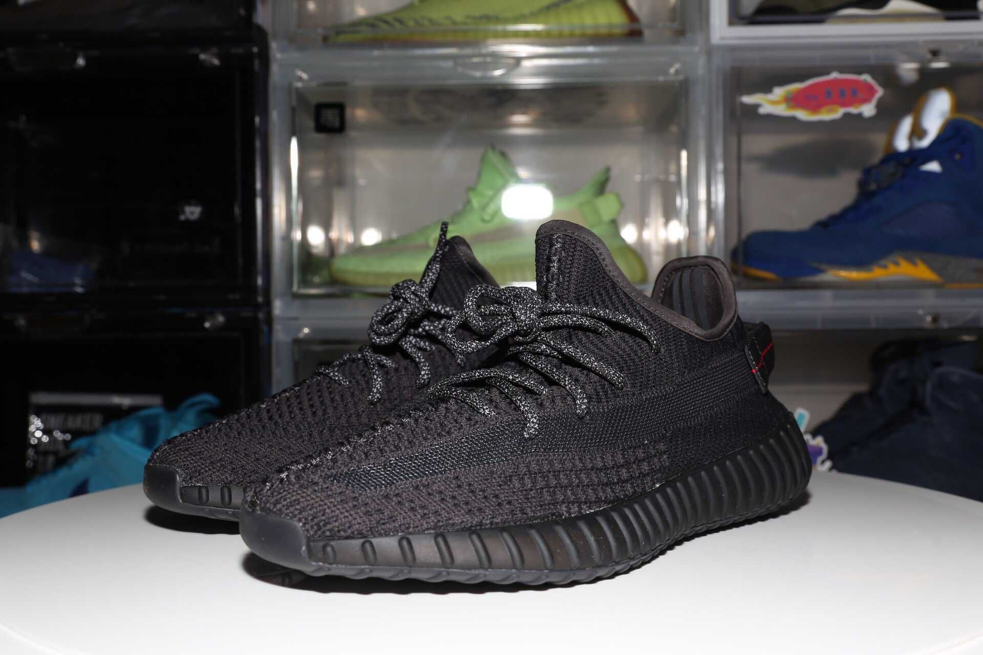 Czarny|Sportowe-Męskie adidasYeezy UnisexTrampki 42