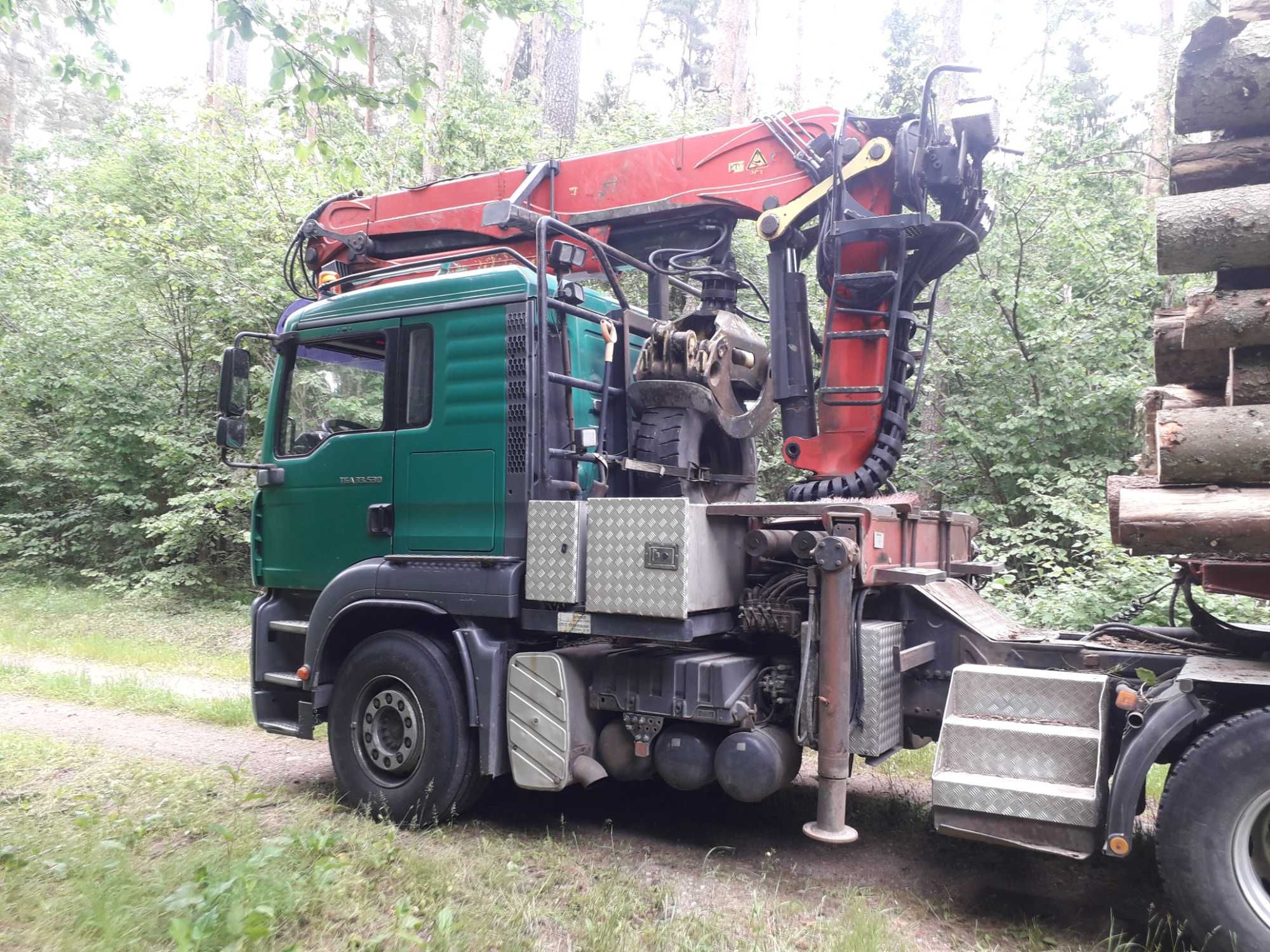 Man TGA Do drewna dłużycy lasu