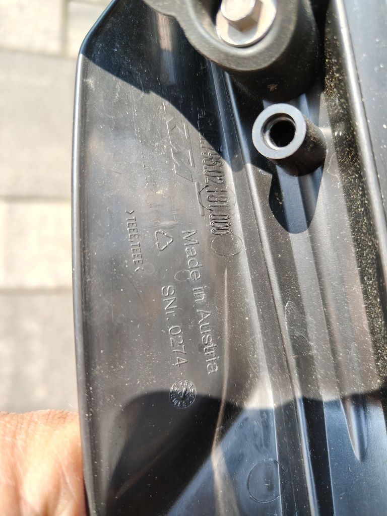 Handbary listki osłony dłoni KTM Husqvarna