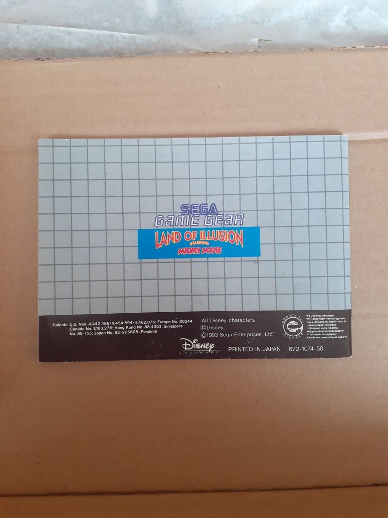 Land of illusion sega game gear