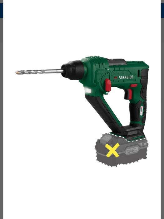 Furadeira de impacto recarregável de 20 V parkside
