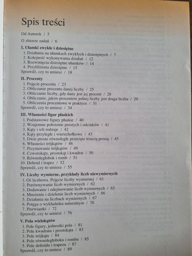 Matematyka zbiór zadań kl. 7 WSiP